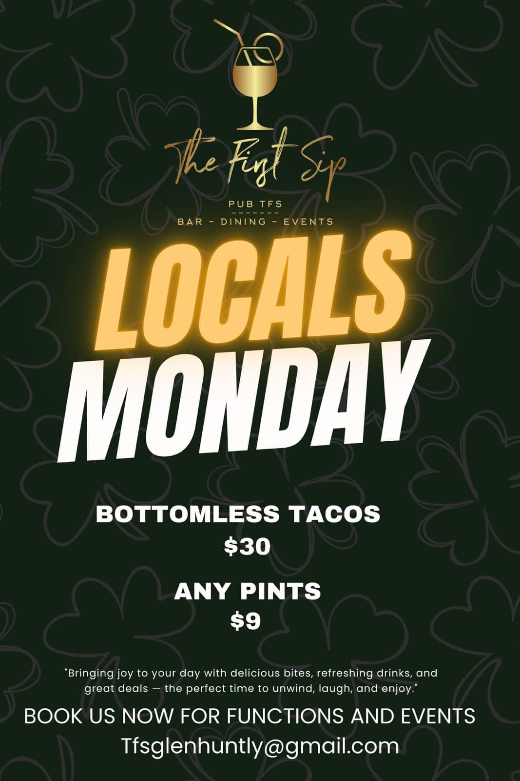 Locals Monday