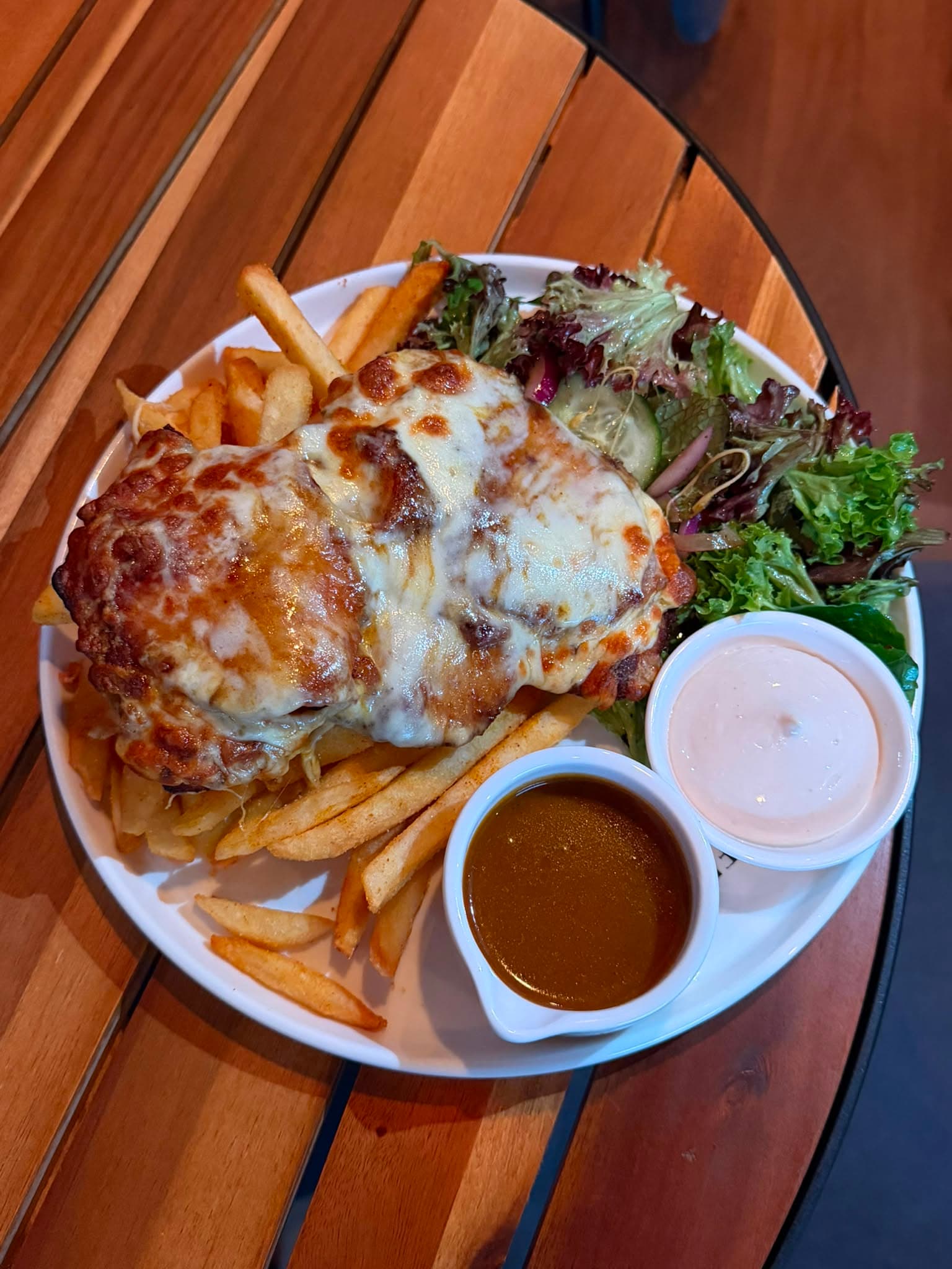 Irish Parma — House specialty with curry sauce & bacon
